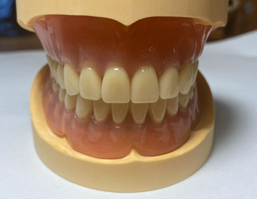 comprare Difficile da pulire Protesi acrilica completa Altamente elastica per l'uso a lungo termine fabbricazione online