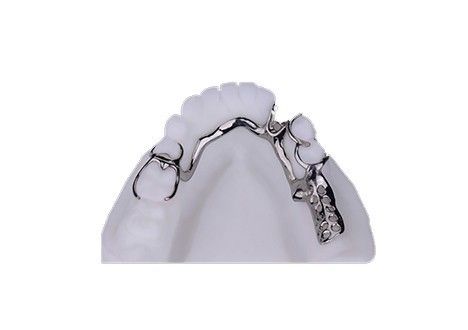 comprare Dentiera a cornice di metallo ad adattamento personalizzato di aspetto naturale fabbricazione online