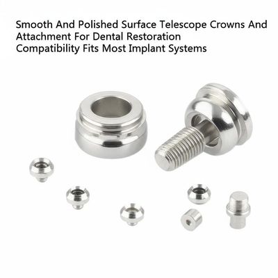 comprare Smooth And Polished Surface Telescope Crowns And Attachment For Dental Restoration Compatibility Fits Most Implant Systems fabbricazione online